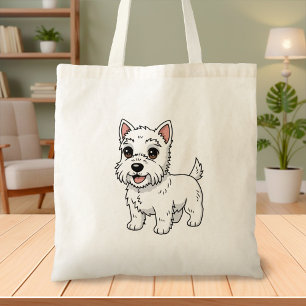Süßer West Highland White Terrier Hund Tragetasche
