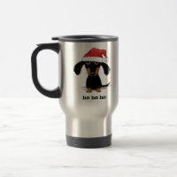 Süßer Wiener-Hund-Weihnachtsmann | Dachshund-Chris