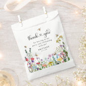 Süßer Wildblume und Hummeln-Kindergeburtstag Geschenktütchen (Ausgeschnitten)