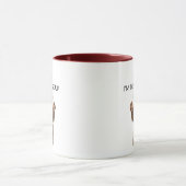 Süßer winkender Bär Tasse (Zentrum)