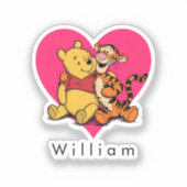 Süßer Winnie Puuh & Tigger Aufkleber (Vorderseite)