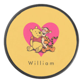 Süßer Winnie Puuh & Tigger Eishockey Puck