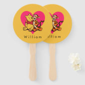 Süßer Winnie Puuh & Tigger Fächer (Vorne und Hinten)
