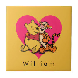 Süßer Winnie Puuh & Tigger Fliese