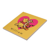Süßer Winnie Puuh & Tigger Fliese (Seite)