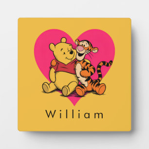 Süßer Winnie Puuh & Tigger Fotoplatte