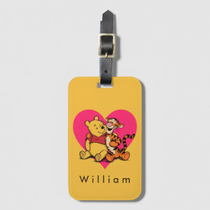 Süßer Winnie Puuh & Tigger Gepäckanhänger