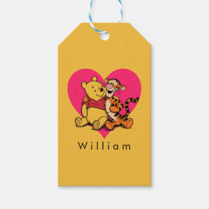 Süßer Winnie Puuh & Tigger Geschenkanhänger
