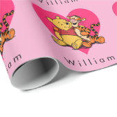Süßer Winnie Puuh & Tigger Geschenkpapier (Rolleneckpunkt)