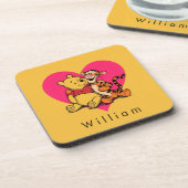 Süßer Winnie Puuh & Tigger Getränkeuntersetzer (Linke Seite)
