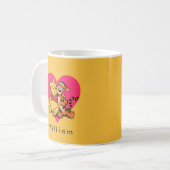 Süßer Winnie Puuh & Tigger Kaffeetasse (Vorderseite Links)