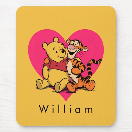 Süßer Winnie Puuh & Tigger Mousepad (Vorne)