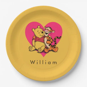 Süßer Winnie Puuh & Tigger Pappteller