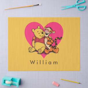 Süßer Winnie Puuh & Tigger Seidenpapier
