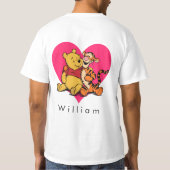 Süßer Winnie Puuh & Tigger T-Shirt (Rückseite)