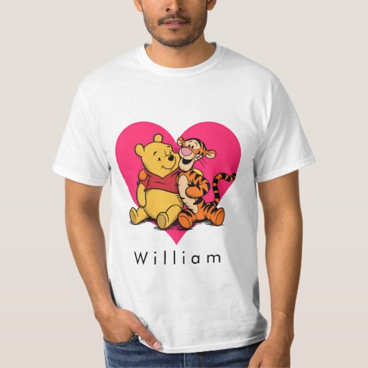 Süßer Winnie Puuh & Tigger T-Shirt (Vorderseite)
