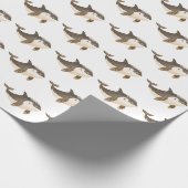 Süßer Winter-Arktikwal Geschenkpapier (Ecke)