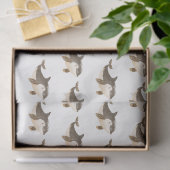 Süßer Winter-Arktikwal Seidenpapier (Geschenk)