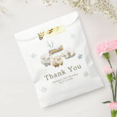 Süßer Winter-Arktis-Kuh-Geburtstag Geschenktütchen (Versiegelt)
