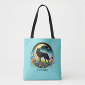 Süßer Winter-Saisonname Wolf  Tasche (Vorderseite)