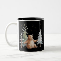 Süßer Winter Schnee Bär Whimsical Woodland Winter