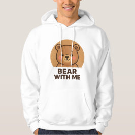 Süßer Winterbär mit Schal Hoodie