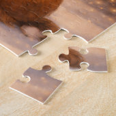 Süßer Winterhund Puzzle (Seite)