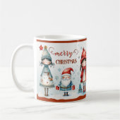 Süßer, wunderlicher, Mädchen-Weihnachten Kaffeetasse (Links)