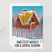 Süßer Wunsch - Weihnachtskarte Feiertagskarte (Vorne/Hinten)