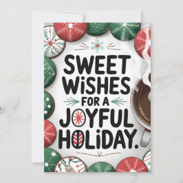 Süßer Wunsch - Weihnachtskarte Feiertagskarte