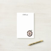 süßer, würziger Igel Post-it Klebezettel (Auf Schreibtisch)