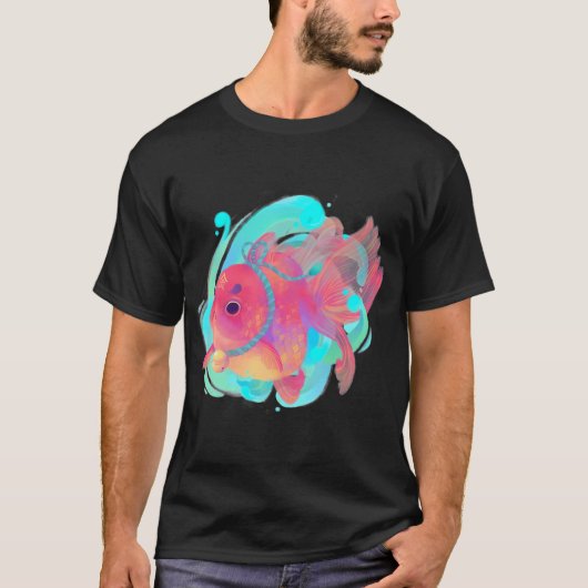 Süßer wütender Fisch T-Shirt (Vorderseite)
