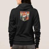 Süßer wütender Fuchs Hoodie (Rückseite)