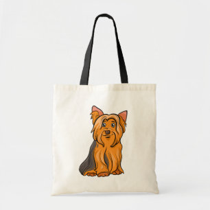 Süßer Yorkie-Welpe Cartoon Yorkshire Terrier Tragetasche