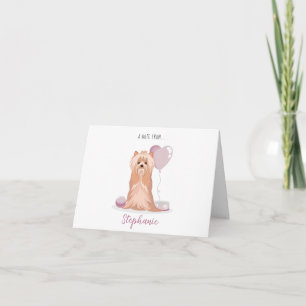 Süßer Yorkshire Terrier Geburtstag