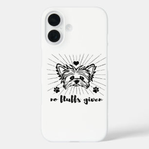 Süßer Yorkshire Terrier - Keine Faxen Meme-Witz  iPhone 16 Hülle