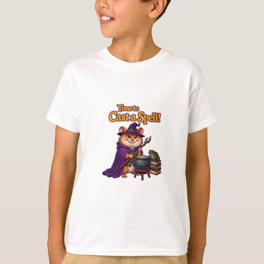 Süßer Zauberer Hamster T-Shirt (Vorderseite)