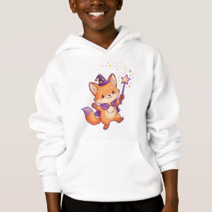 Süßer Zauberfuchs beim Wirken eines magischen Zaub Hoodie