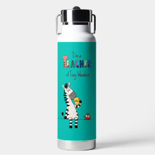 Süßer Zebralehrer Trinkflasche