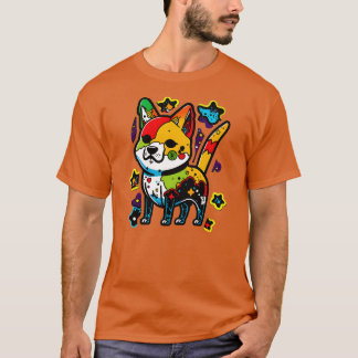 Süßer Zombie Shiba Inu Comic für Hund und SciFi T-Shirt