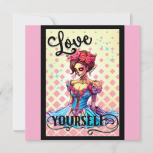 Süßer Zuckerschädel Feiertagskarte