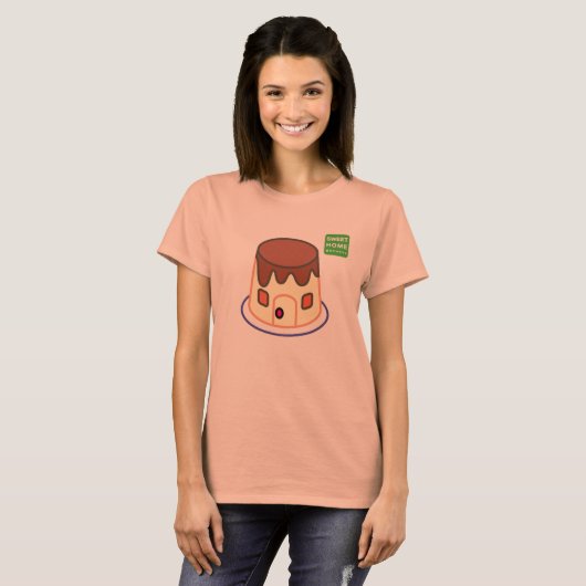 SÜSSER ZUHAUSE Pudding T-Shirt (Vorne ganz)