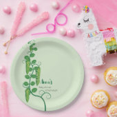 Süßerbse Babydusche Pappteller (Party)