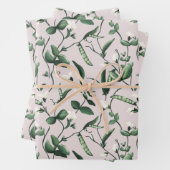 Süßerbse Pflanze Aquarell Geschenkpapier Set (Beispiel)