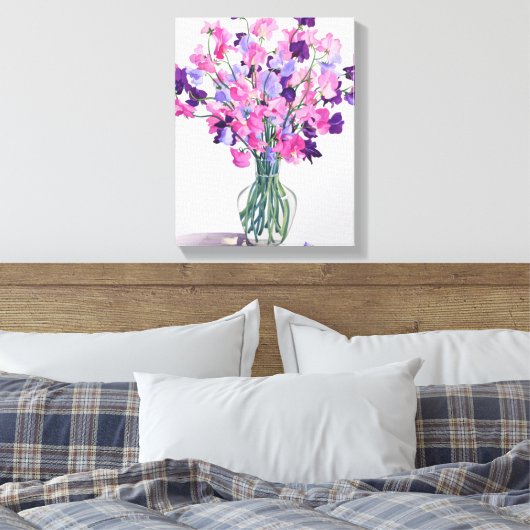 Süßerbsen 2007 leinwanddruck (Insitu (Schlafzimmer))