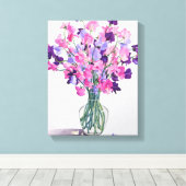 Süßerbsen 2007 leinwanddruck (Insitu (Holzboden))