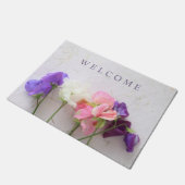 Süßerbsen Fußmatte (Schrägansicht)