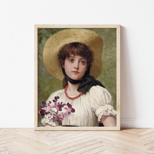 Süßerbsen | George Dunlop Leslie Poster