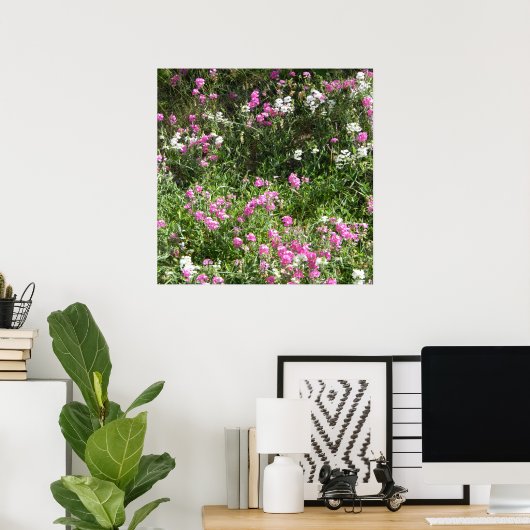 Süßerbsen im Frühling... Poster (Heimbüro)