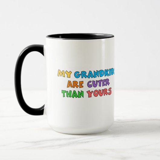 Süßere Enkelkinder 15 oz Kaffeetasse (Links)